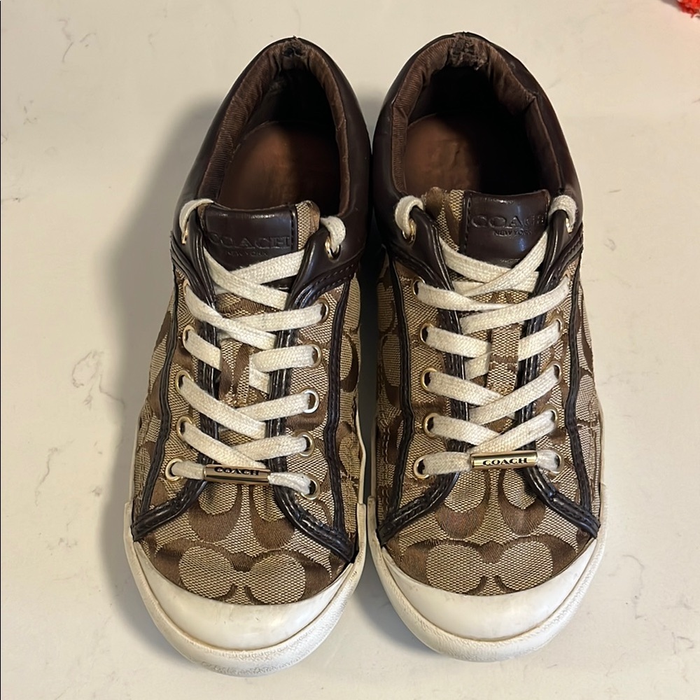Coach Brown Sneakers Franchesca